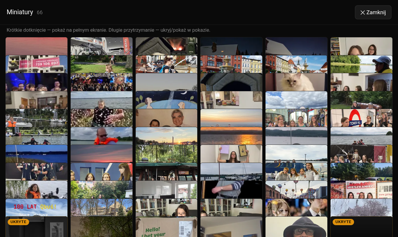 Lenovo TB305FU ze slideshow rodzinnej ramki